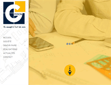 Tablet Screenshot of groupe-peron.com